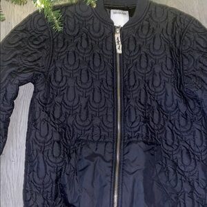 True Religion Black Quilted Jacket